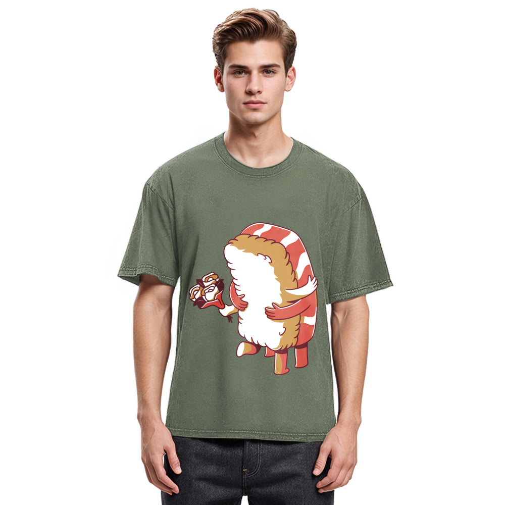 Tokyosol Sushi Of Love Washed T Shirt