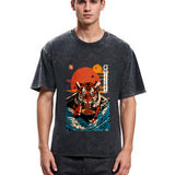 Tokyosol Tiger Obsessed With Ramen Washed T Shirt