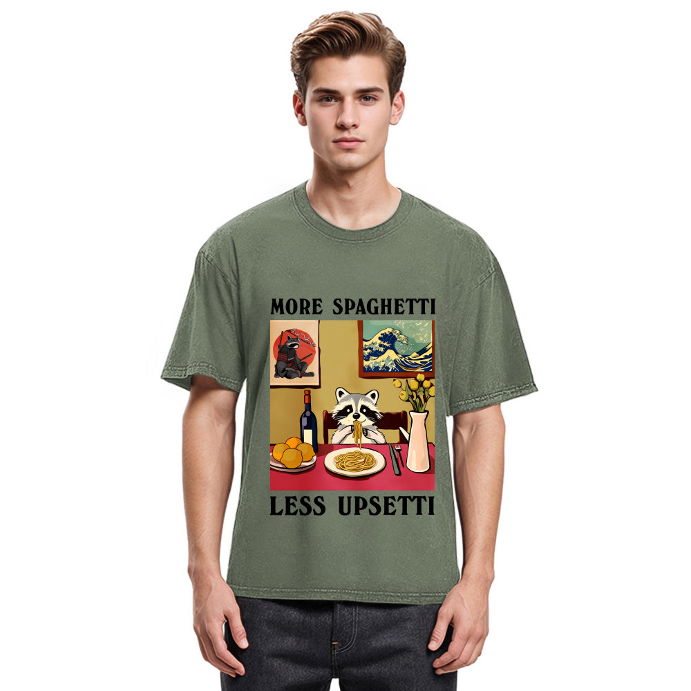 Tokyosol More Spaghetti Less Upsetti Japanese Washed T Shirt