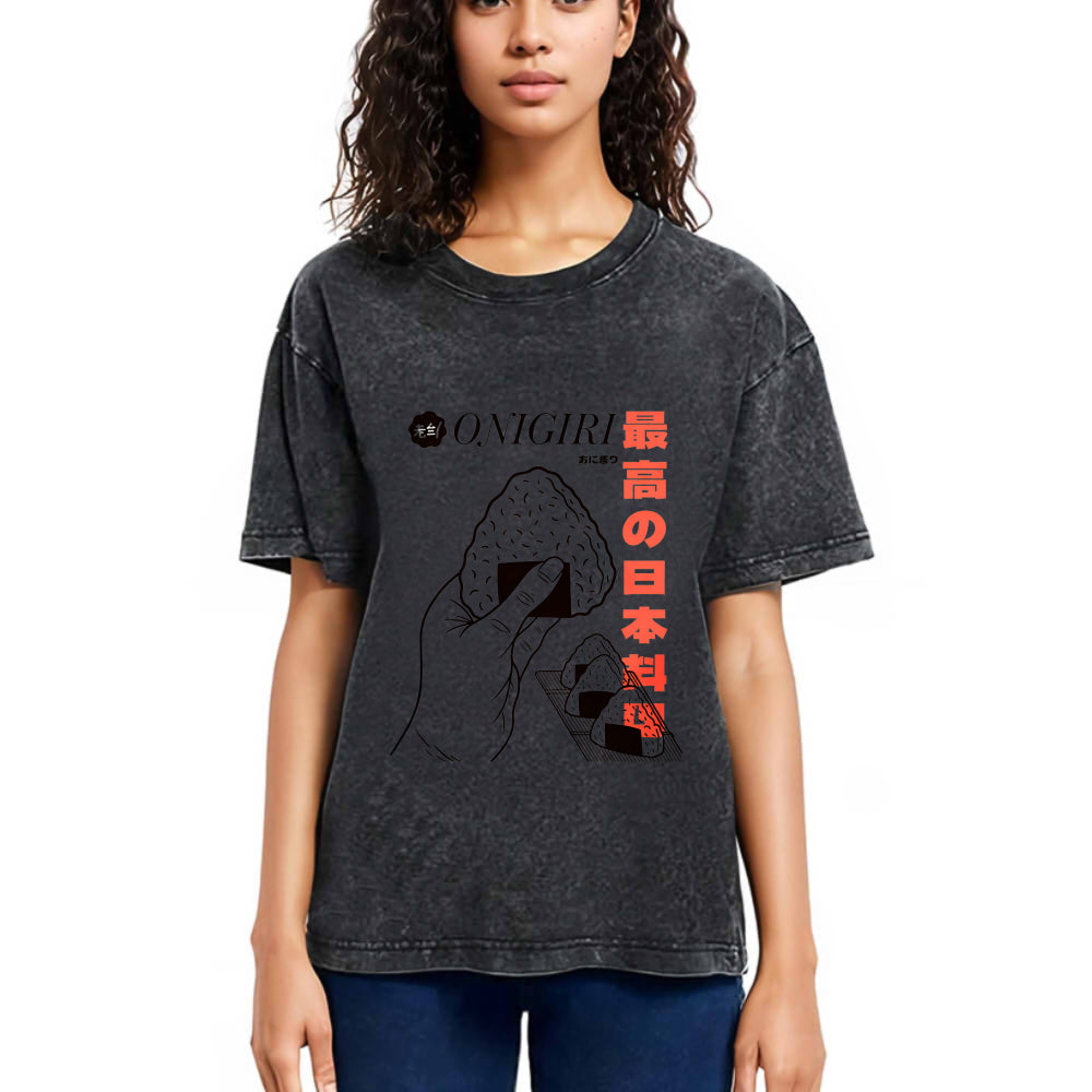 Tokyosol Top Japanese Cuisine Washed T Shirt