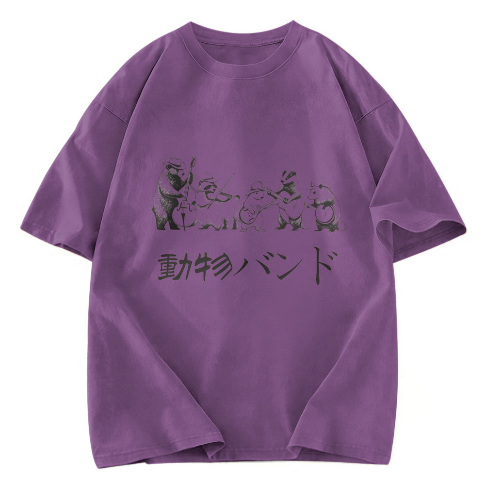 Tokyosol Animal Band Washed T Shirt