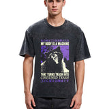 Tokyosol My Body Is A Machine Washed T Shirt