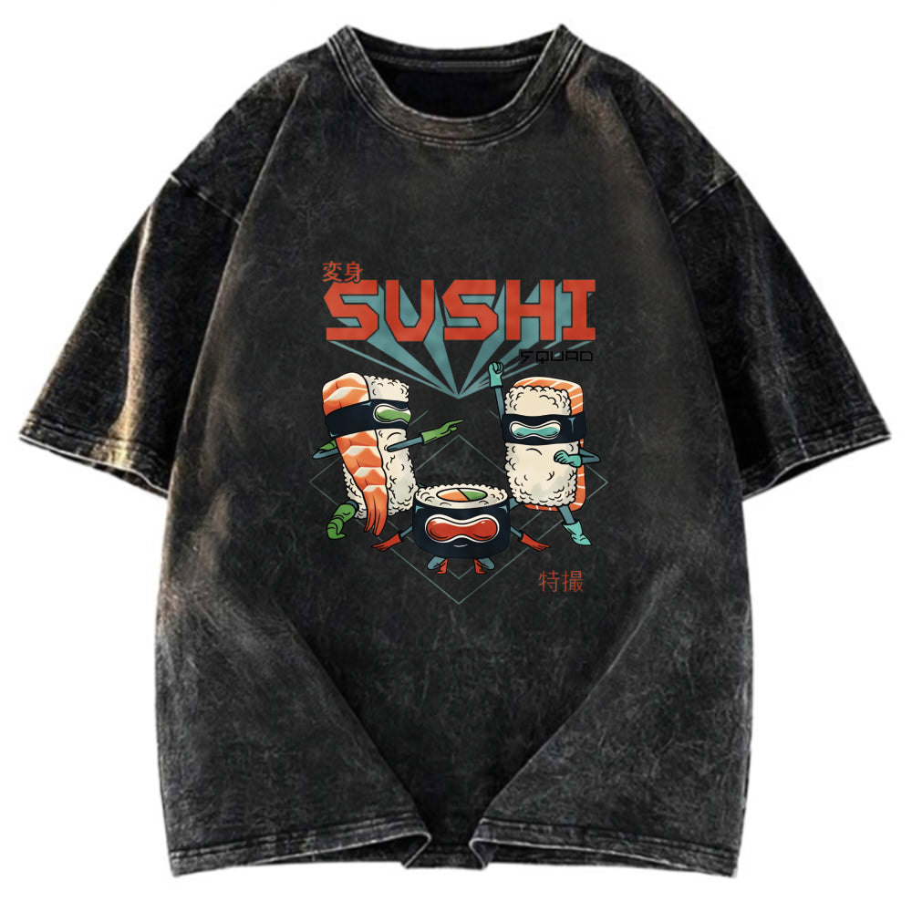 Tokyosol Sushi Squad Washed T Shirt