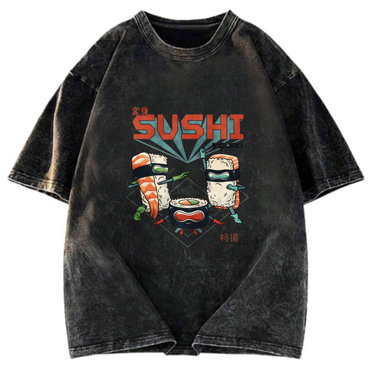 Tokyosol Sushi Squad Washed T Shirt