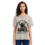 Tokyosol Every Day Is Trash Day Washed T Shirt