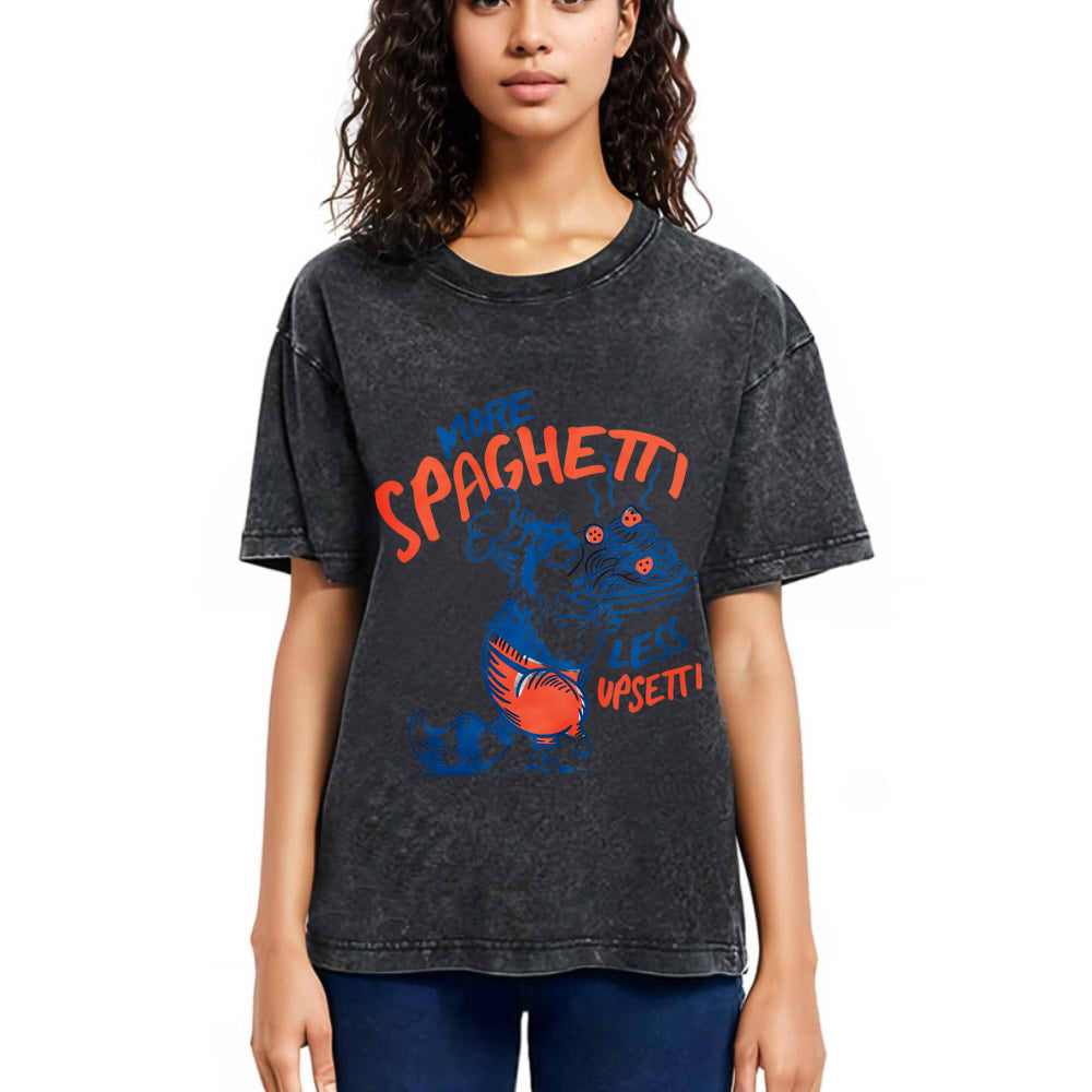 Tokyosol More Spaghetti Less Upsetti Washed T Shirt