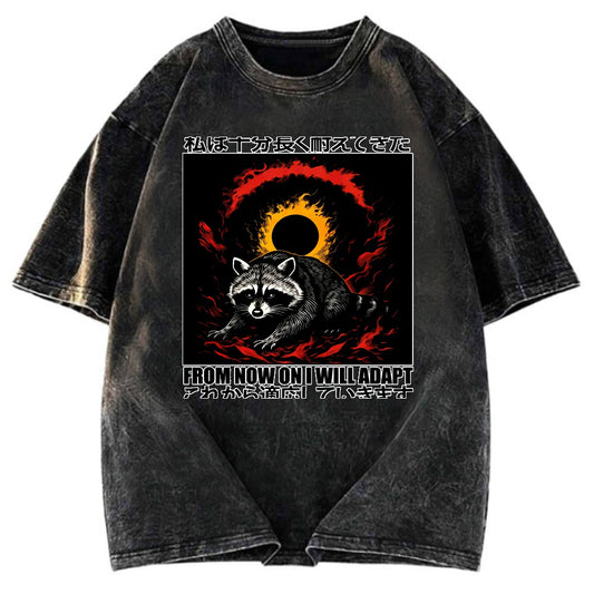 Tokyosol I Have Coped Long Enough Washed T Shirt