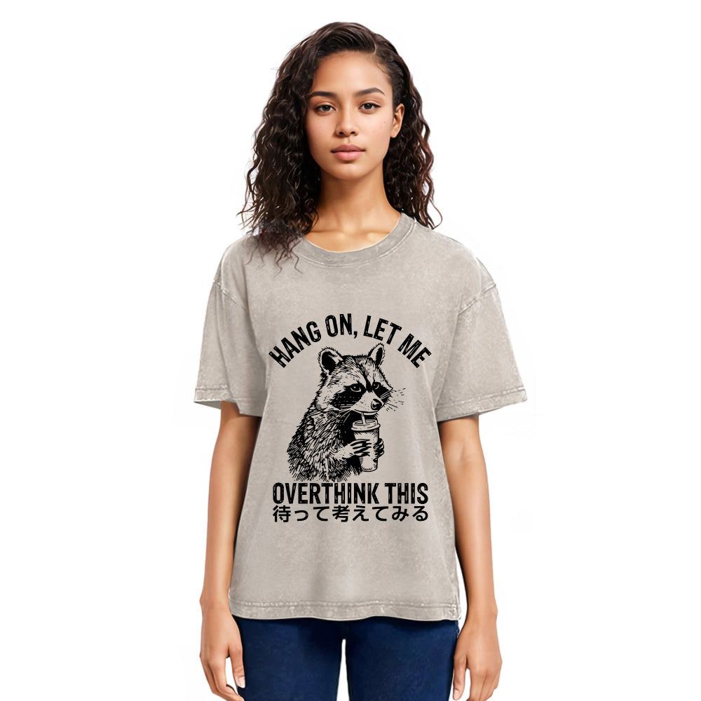 Tokyosol Overthink Raccoon Classic T Shirt