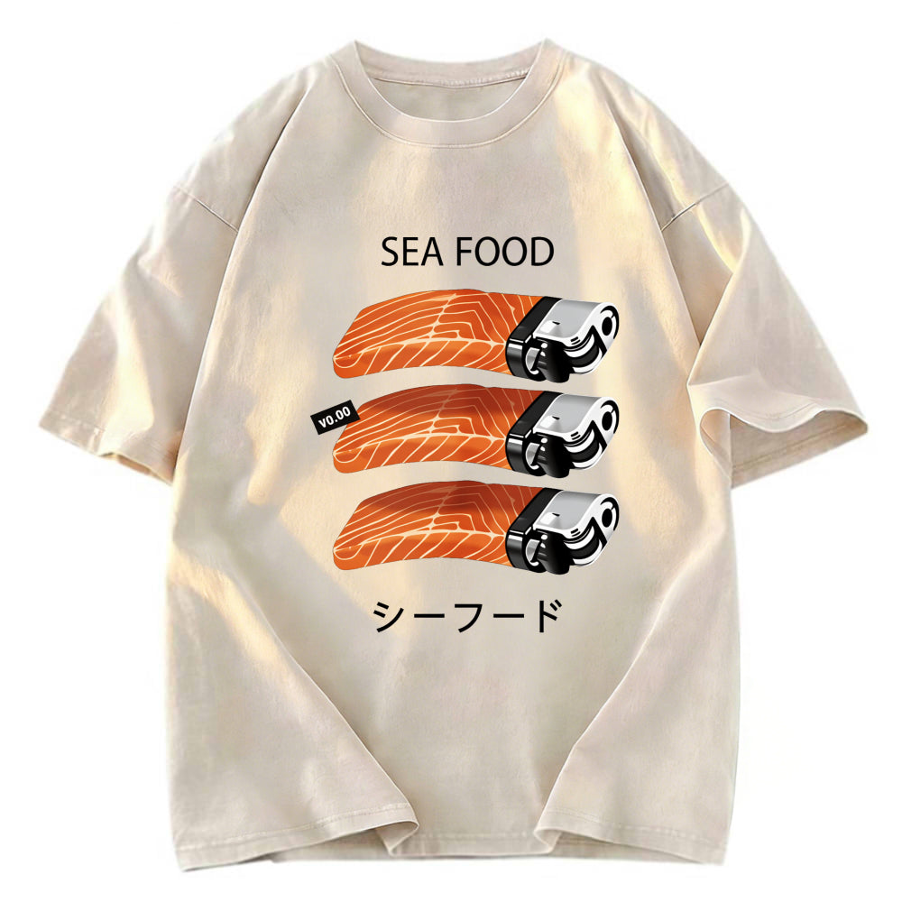 Tokyosol Salmon Lighter Washed T Shirt