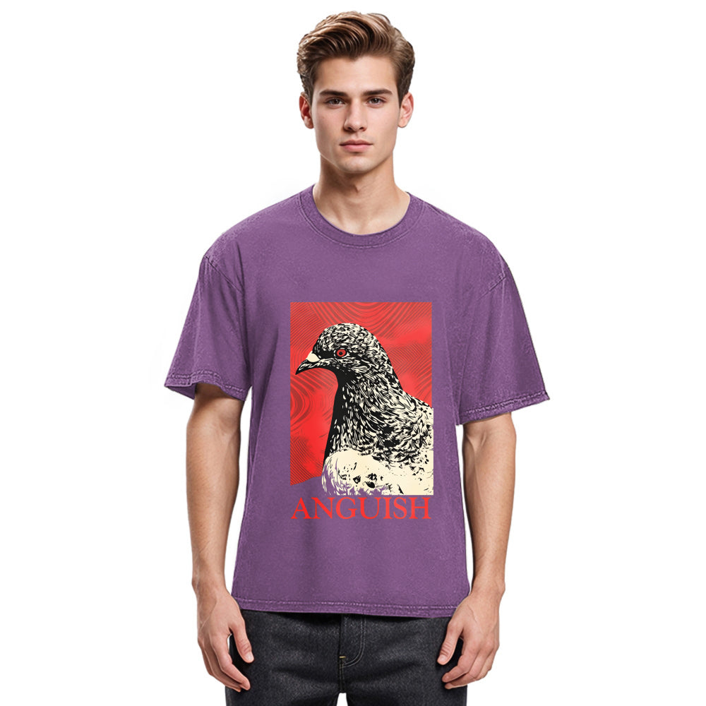 Tokyosol The Weight Of Urban Anguish Gradient Washed T Shirt