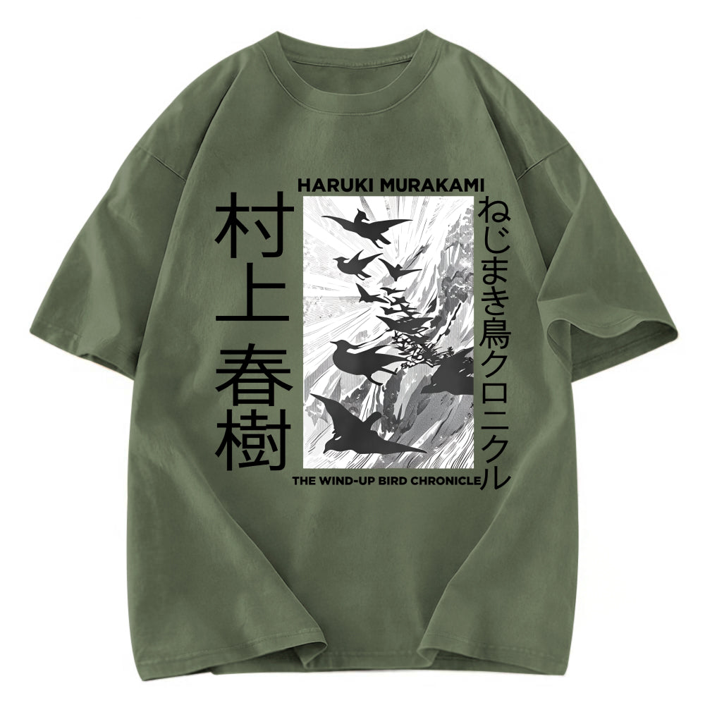 Tokyosol Wind Up Bird Chronicle Washed T Shirt