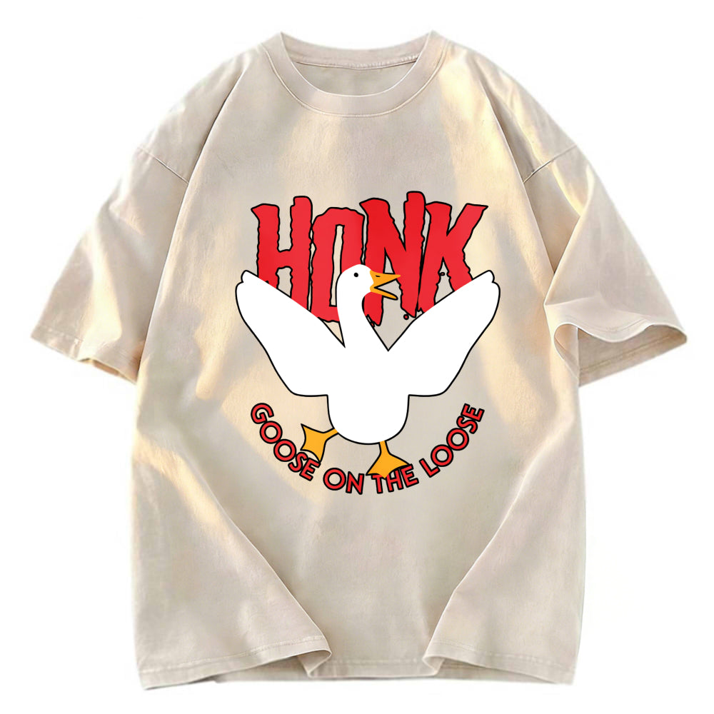 Tokyosol Honk Goose On The Loose Washed T Shirt