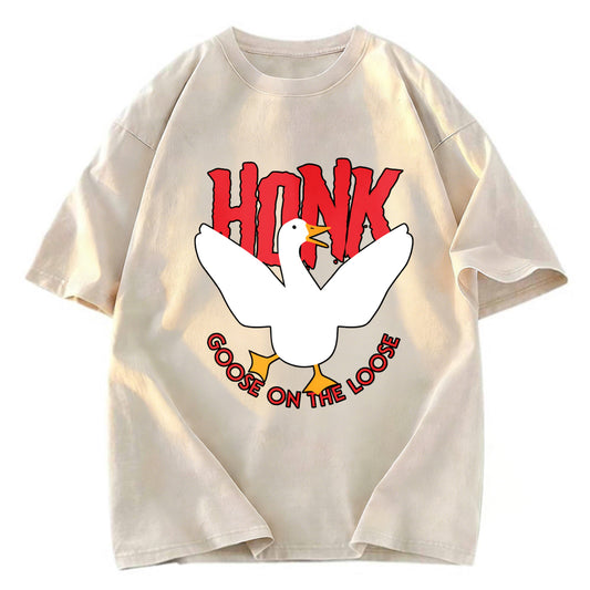 Tokyosol Honk Goose On The Loose Washed T Shirt