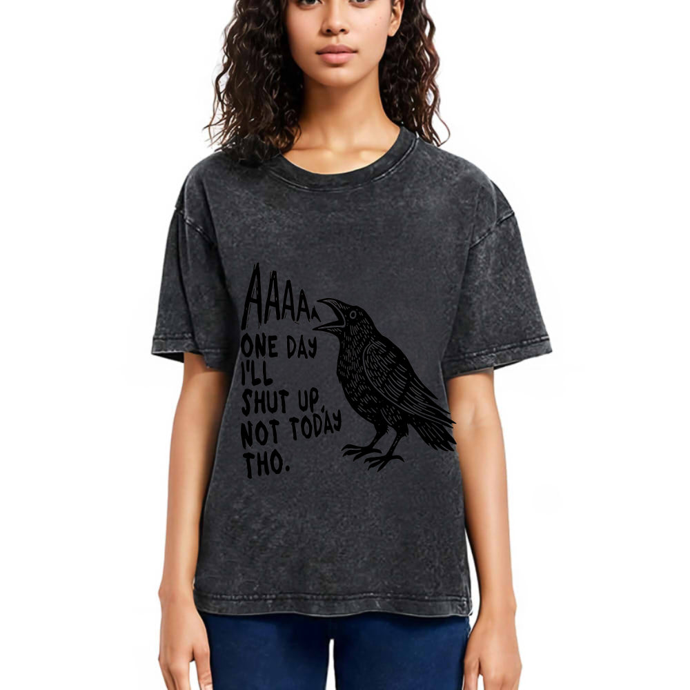 Tokyosol Funny Crow Japan Washed T Shirt