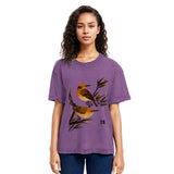 Tokyosol Sparrows Among Bamboo Washed T Shirt