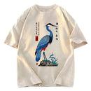 Tokyosol Colorful Crane Washed T Shirt