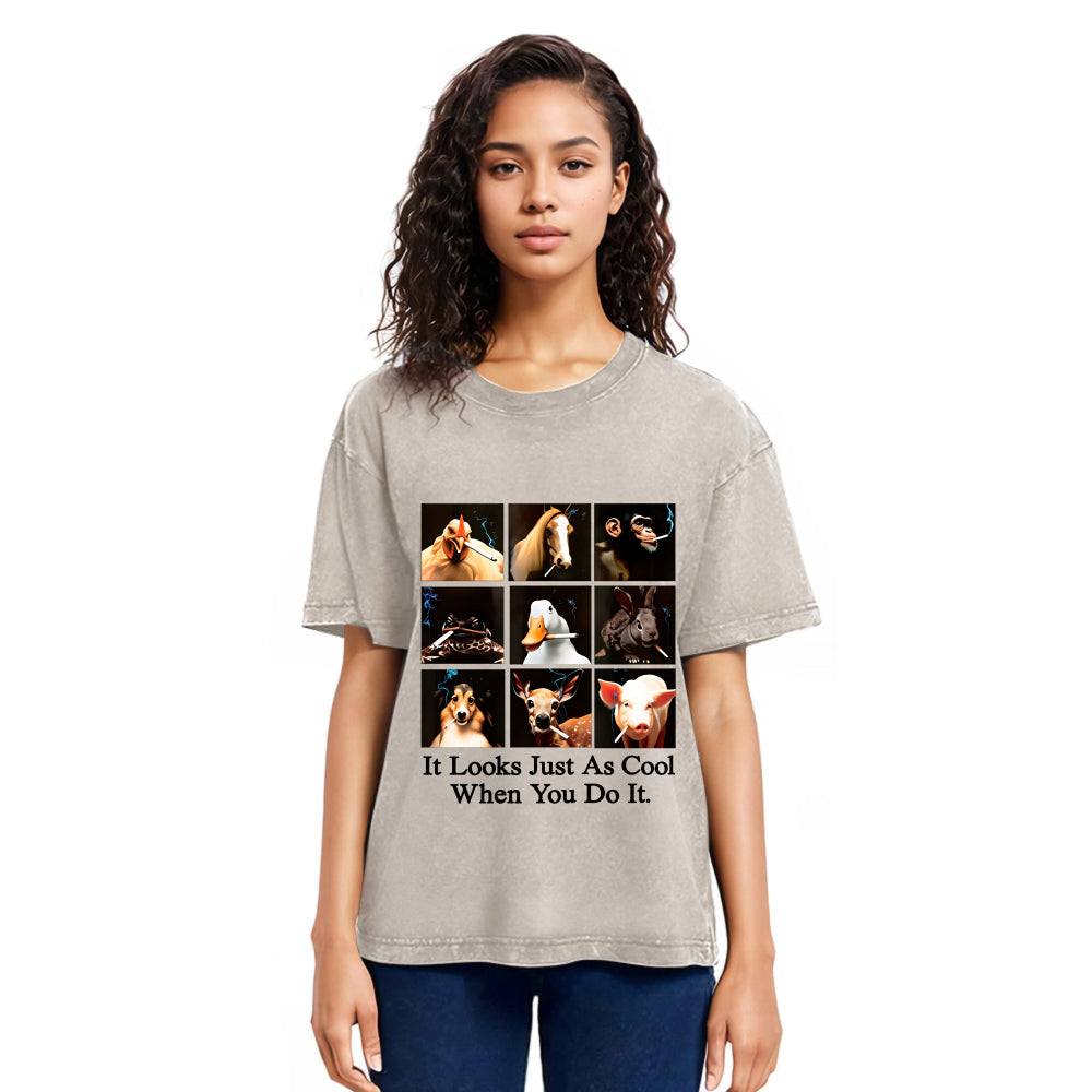 Tokyosol It Looks Just As Cool When You Do It Washed T Shirt