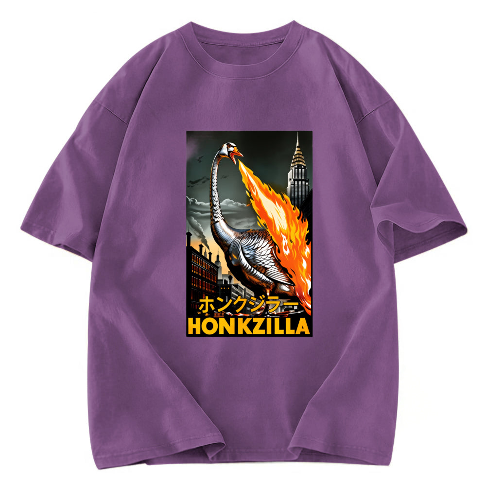 Tokyosol Honkzilla Goose Fleece Lined T Shirt