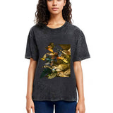 Tokyosol Flock Of Flying Birds Washed T Shirt