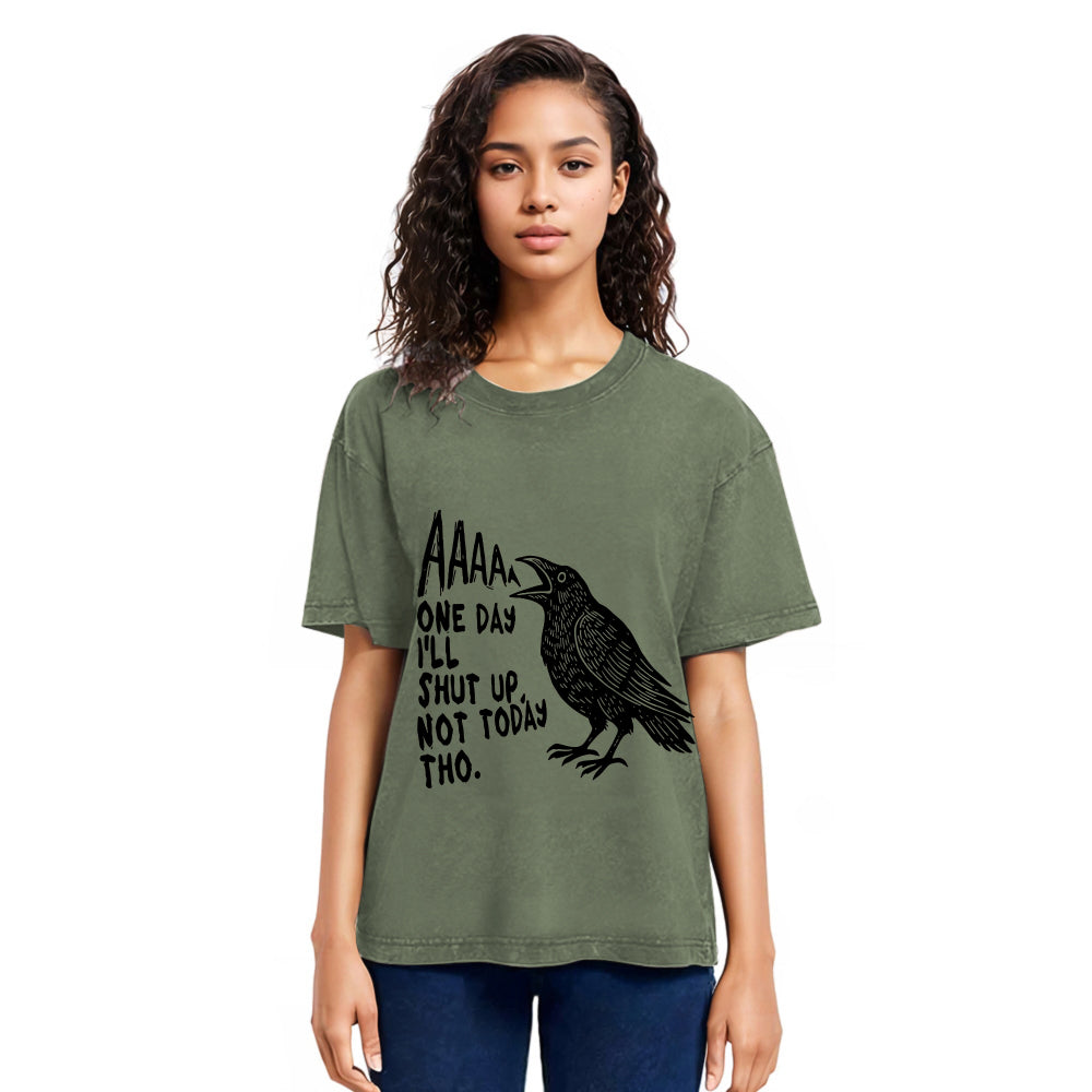 Tokyosol Funny Crow Japan Washed T Shirt