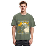 Tokyosol Evil By Choice Funny Japanese Pigeon Washed T Shirt
