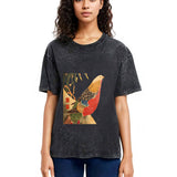 Tokyosol Golden Pheasant In The Snow Washed T Shirt