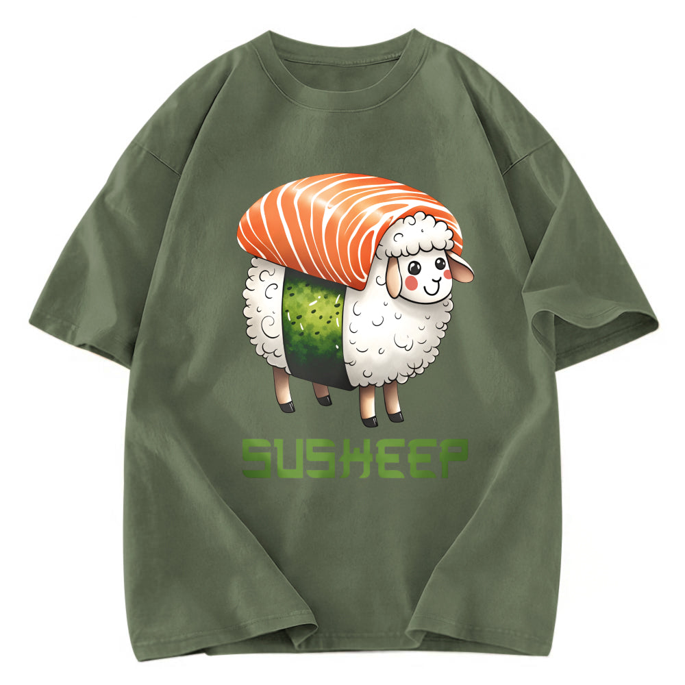Tokyosol Susheep Funny Washed T Shirt