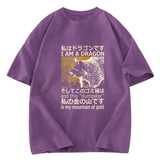 Tokyosol I Am A Dragon And This Dumpster Is My Mountain Of Gold Back Washed T Shirt