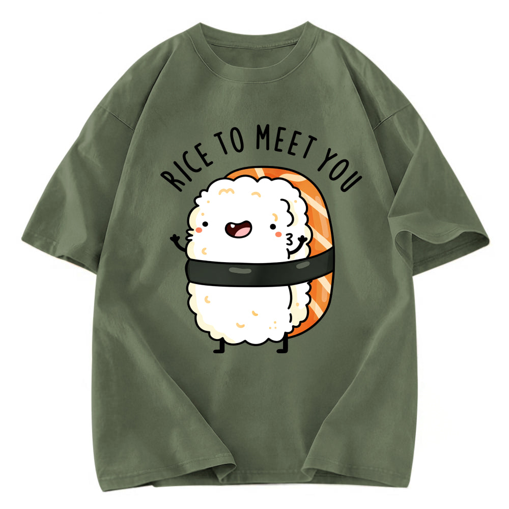 Tokyosol Greetings From Sushi Washed T Shirt