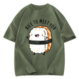 Tokyosol Greetings From Sushi Washed T Shirt