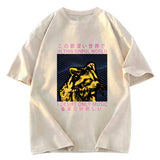 Tokyosol Raccoon Listening To Music Washed T Shirt
