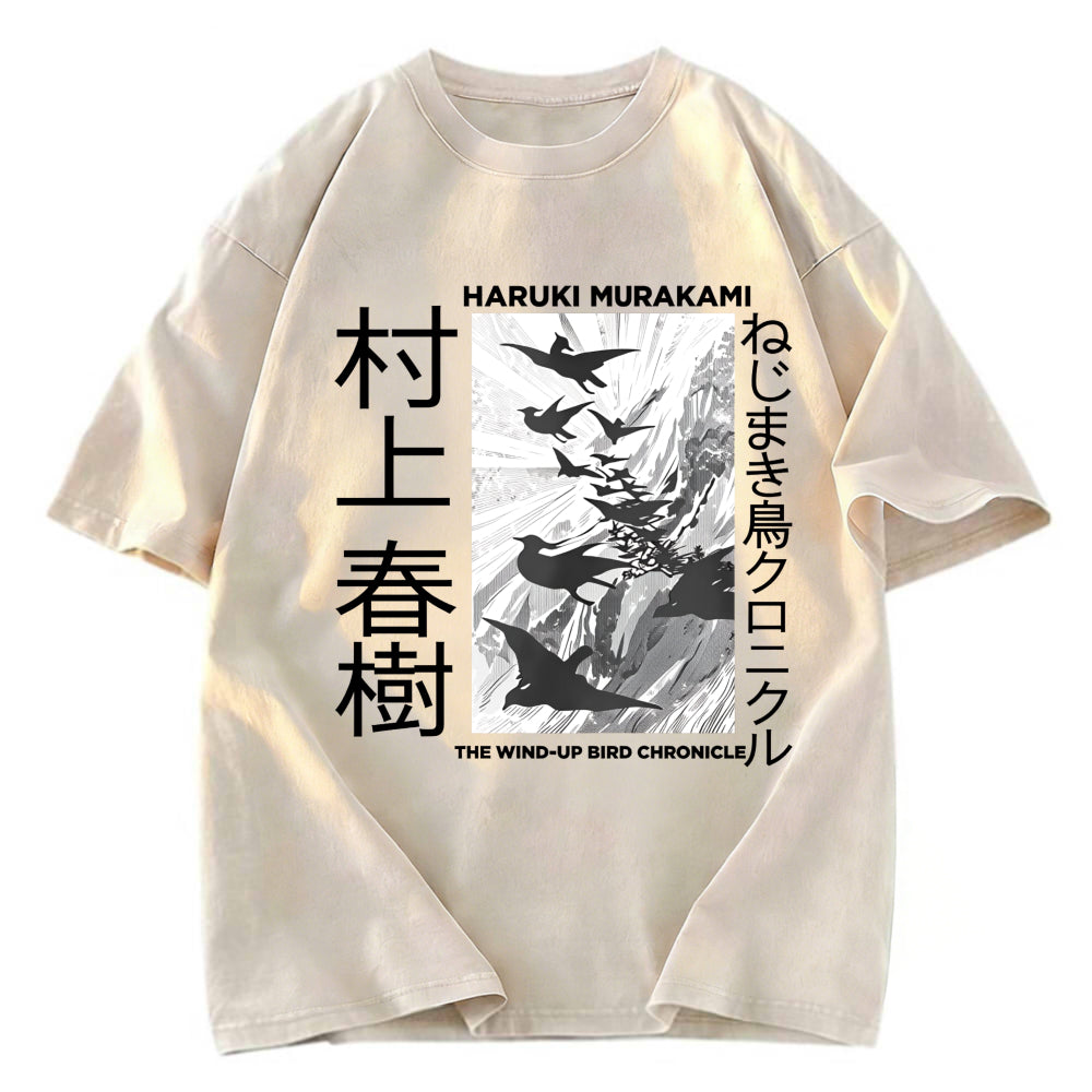 Tokyosol Wind Up Bird Chronicle Washed T Shirt
