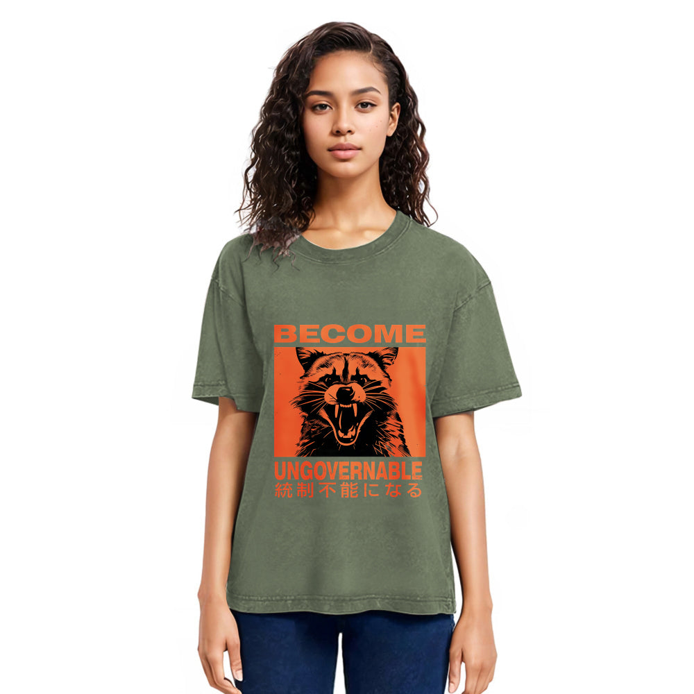 Tokyosol Ungovernable Raccoon Classic T Shirt