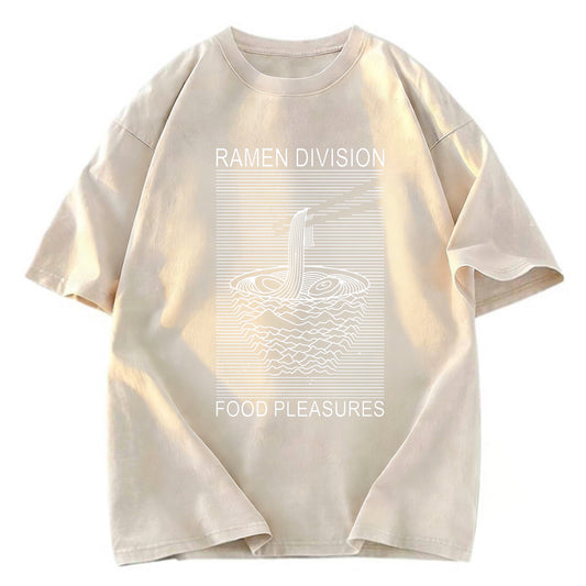 Tokyosol Ramen Division Food Pleasures Washed T Shirt