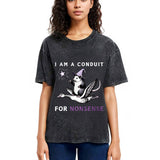 Tokyosol Opossum Riding Flying Goose Washed T Shirt