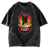 Tokyosol Ramen Hand Gesture Washed T Shirt