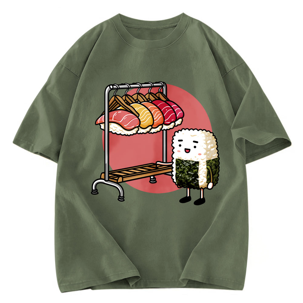 Tokyosol Sushi Choosing A Hat T shirt