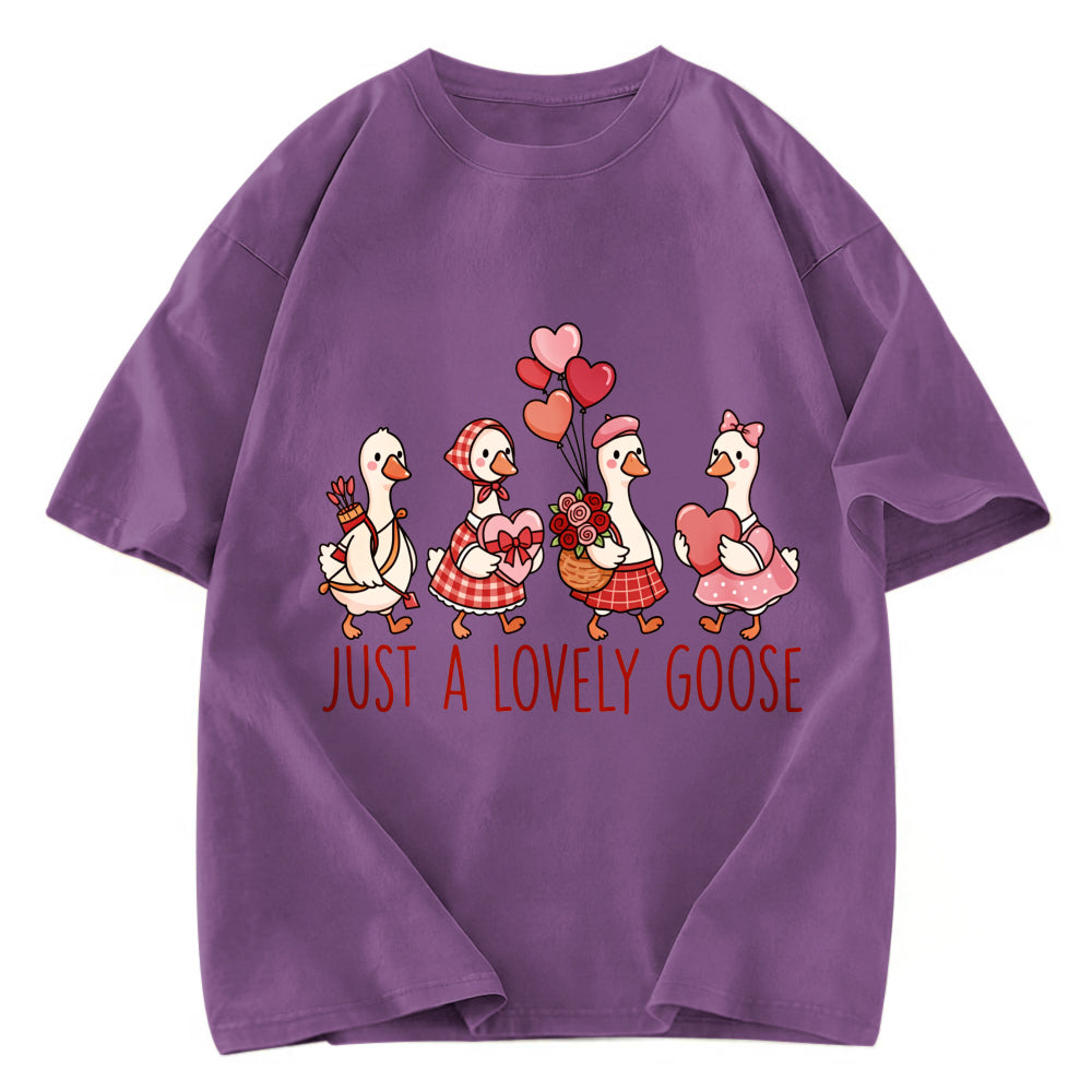 Tokyosol Just A Lovely Goose Crop T Shirt