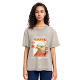 Tokyosol Japanese Bird Poster Washed T Shirt