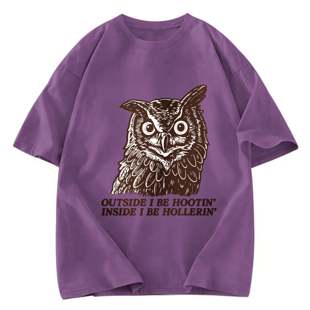 Tokyosol Owl Hootin Hollerin Washed T Shirt