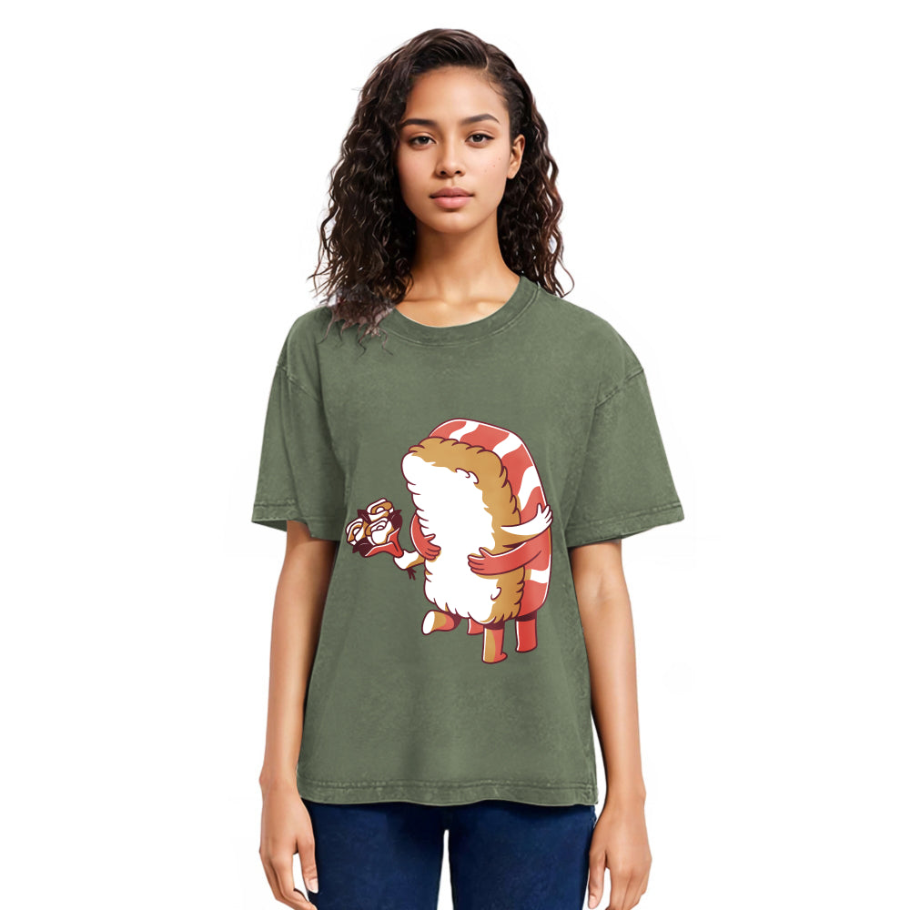 Tokyosol Sushi Of Love Washed T Shirt