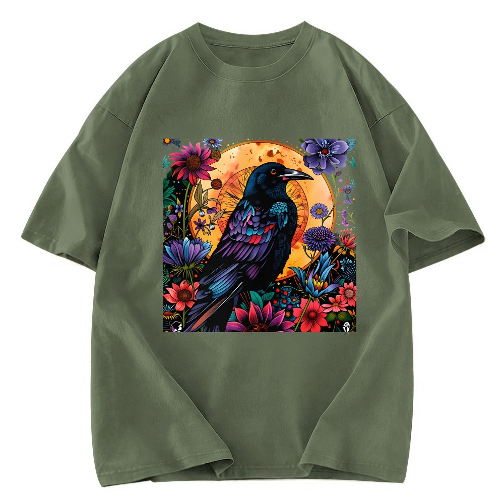 Tokyosol Mandala Crow Washed T Shirt