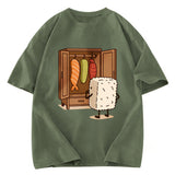Tokyosol Sushi Pick Out Clothes Washed T Shirt