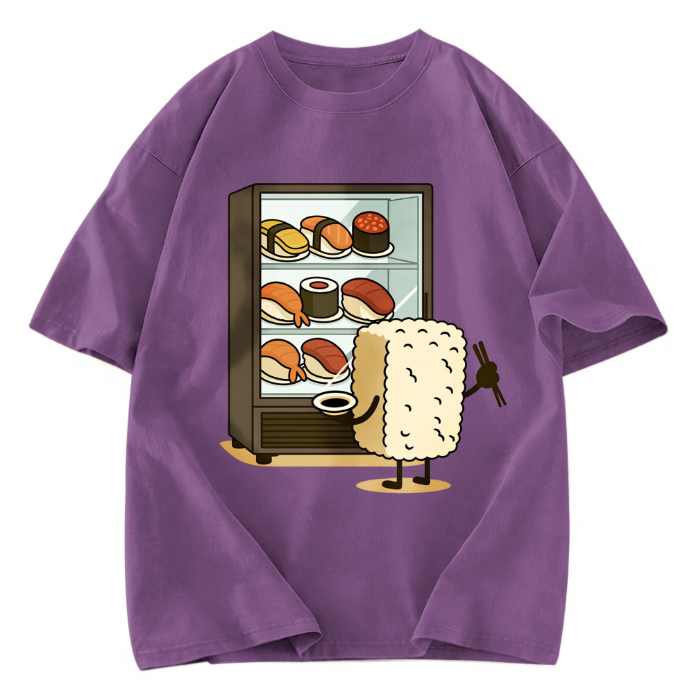 Tokyosol Rice Ball Is Choosing Sushi Washed T Shirt