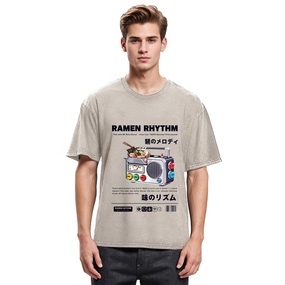 Tokyosol Ramen Rhythm Fleece Lined T Shirt