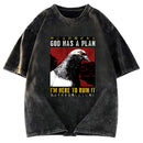 Tokyosol Pigeons That Want To Break The Plan Washed T Shirt