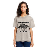 Tokyosol Fight Raccoon Japanese Washed T Shirt