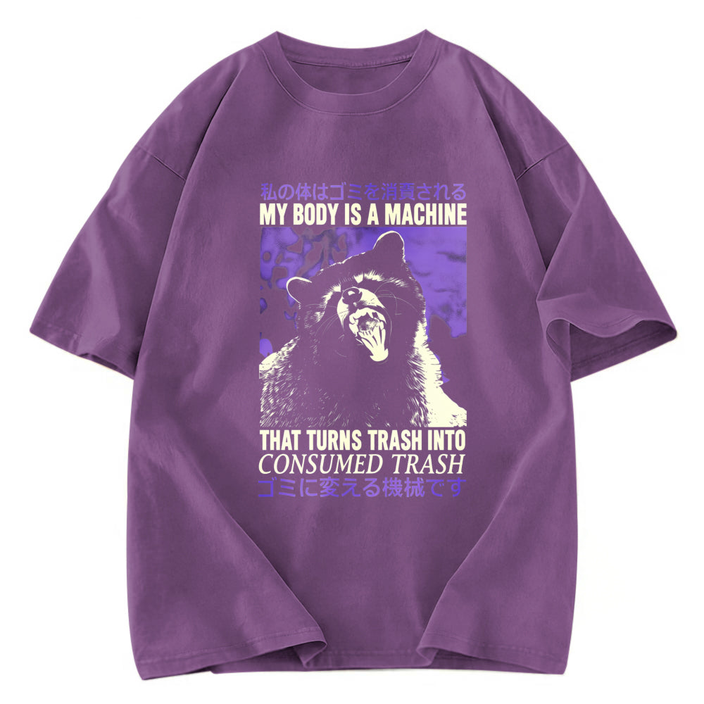 Tokyosol My Body Is A Machine Washed T Shirt