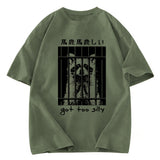 Tokyosol Raccoon Got Too Silly Washed T Shirt