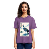 Tokyosol The Graceful Crane Washed T Shirt